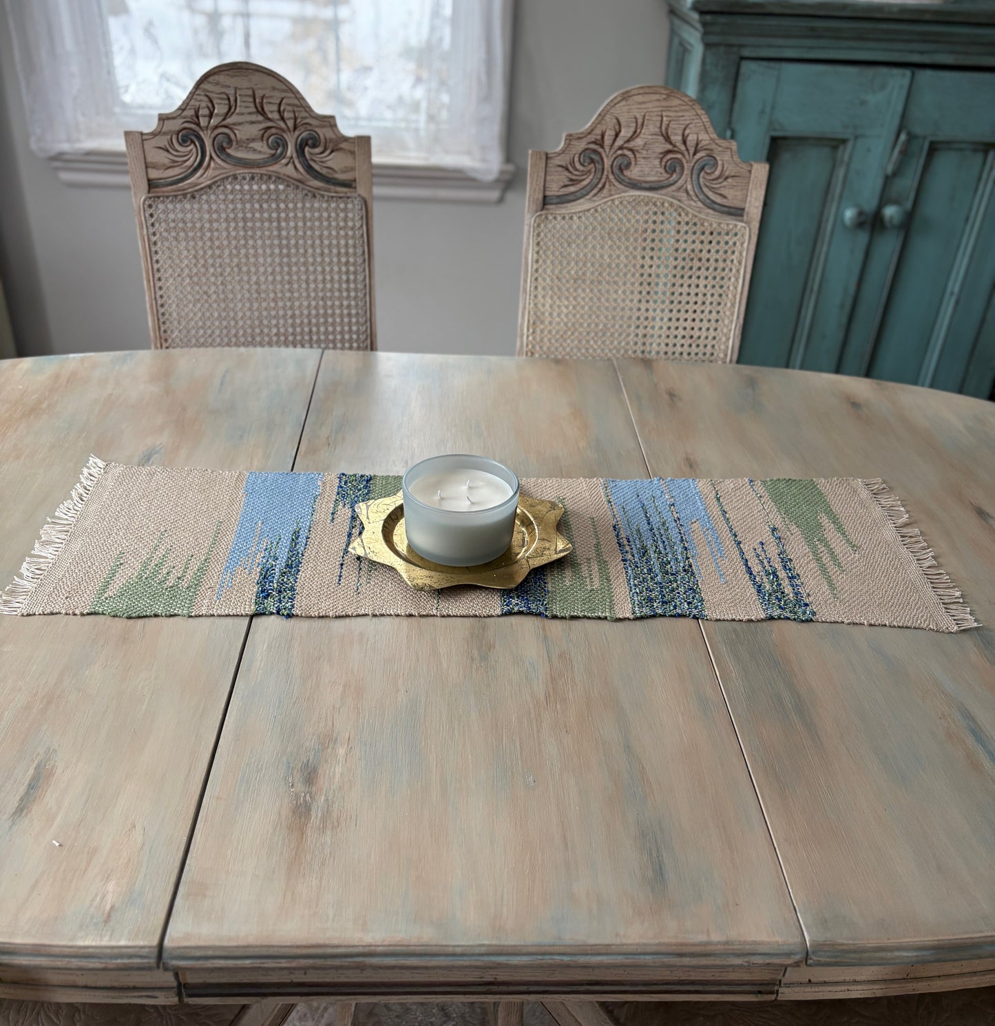 Handwoven Cotton Table Runner