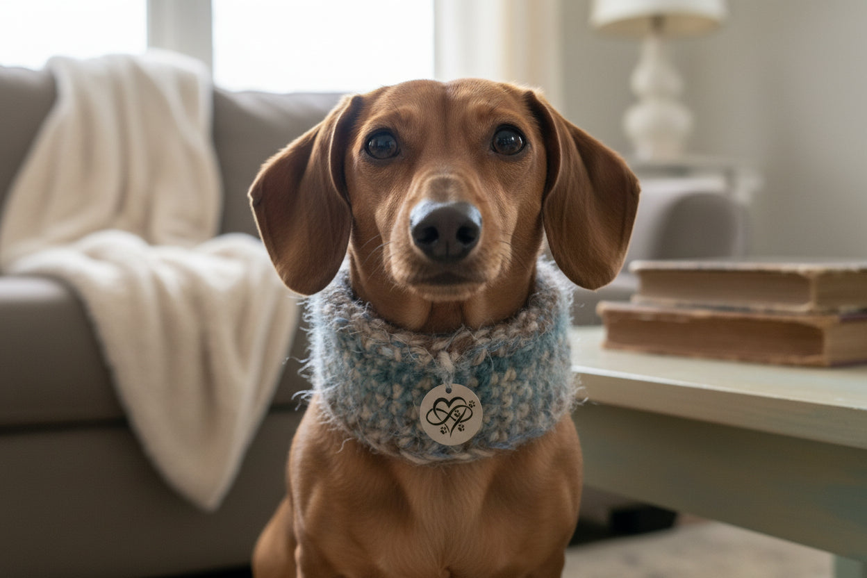 Dog Snood hand crocheted
