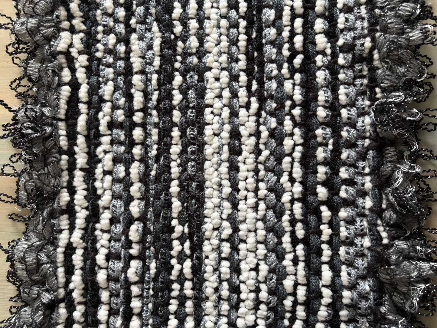 Black and White bohemian style Scarf