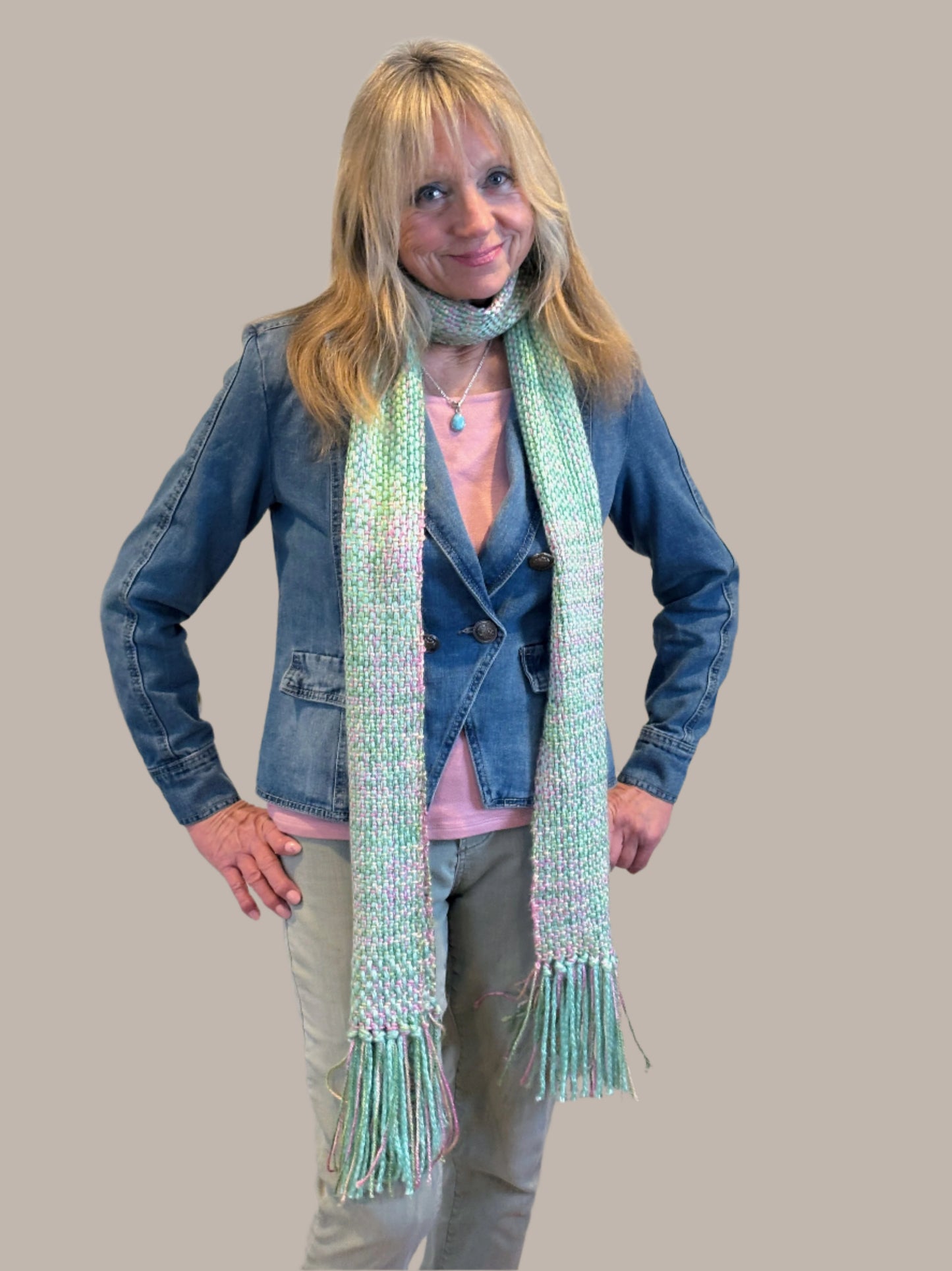 Spring shades skinny Scarf