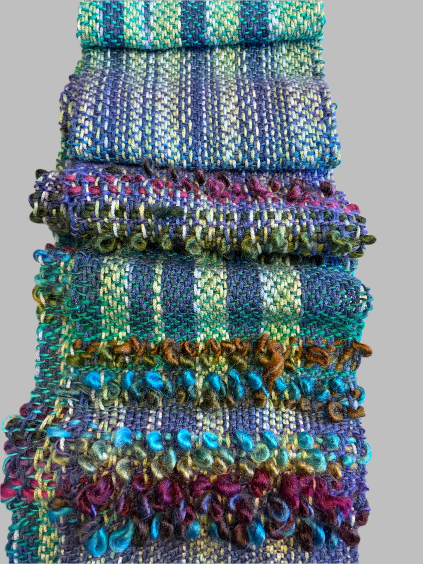 Fuchsia emerald coloured Scarf