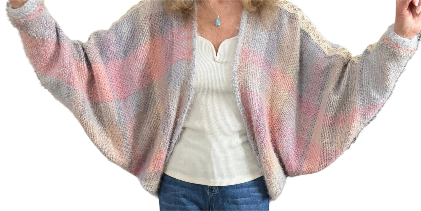 Handwoven One of a Kind Cocoon Shawl