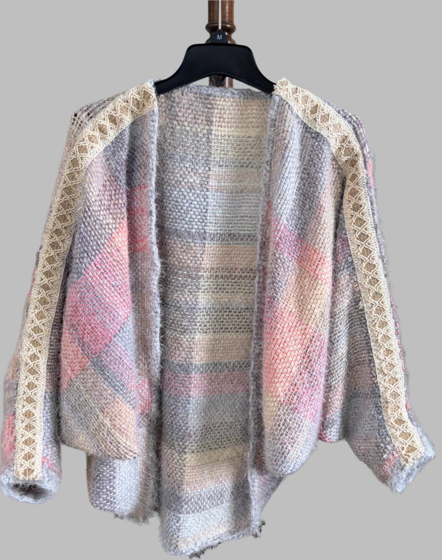 Handwoven One of a Kind Cocoon Shawl