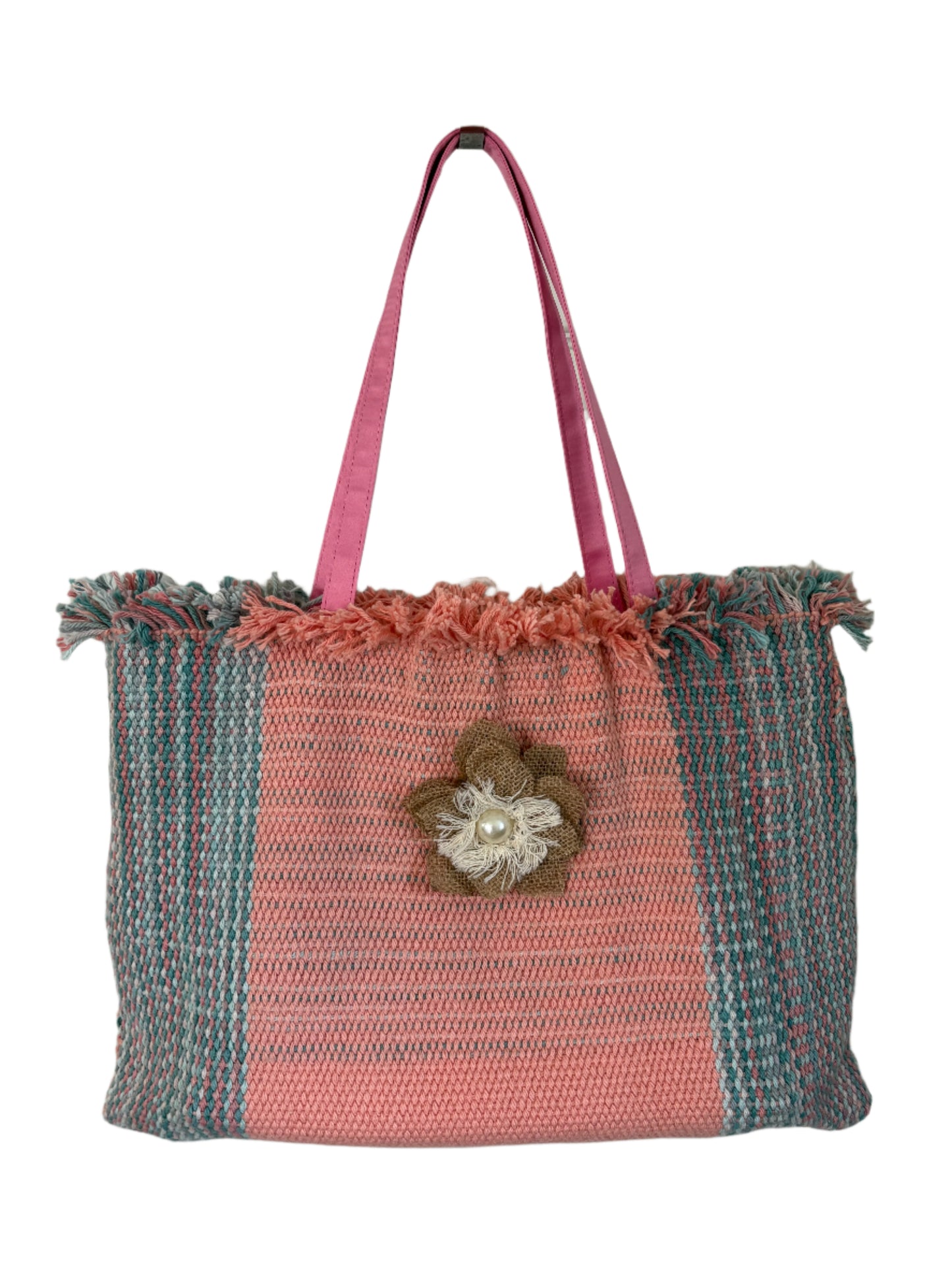 Beachy/Boho style Handwoven Tote Bag