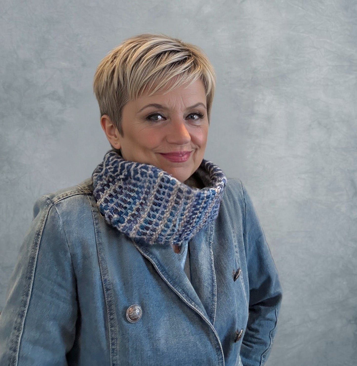 Handwoven Cowl Neck Scarf