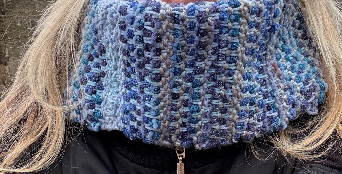 Handwoven Cowl Neck Scarf
