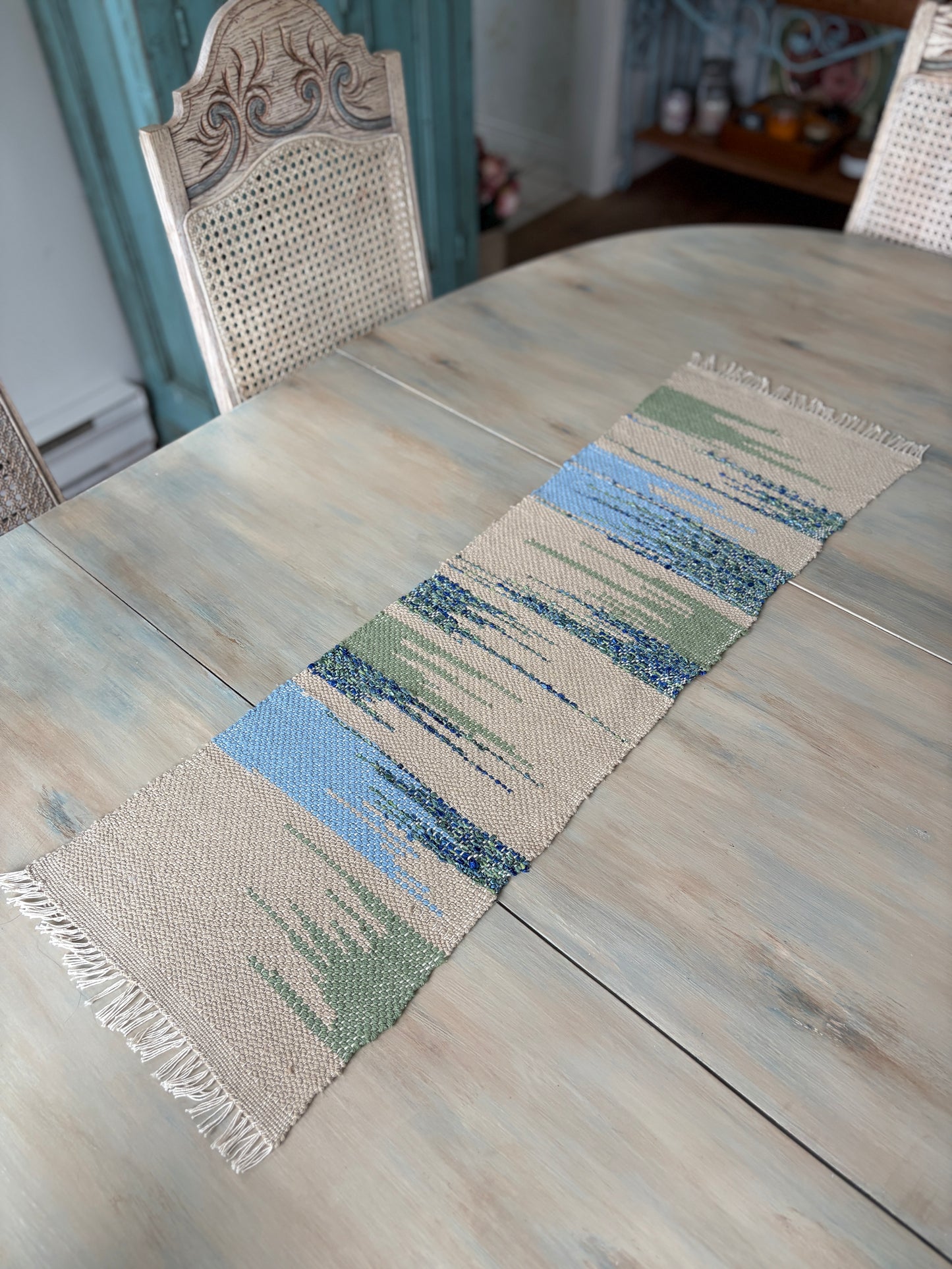 Handwoven Cotton Table Runner