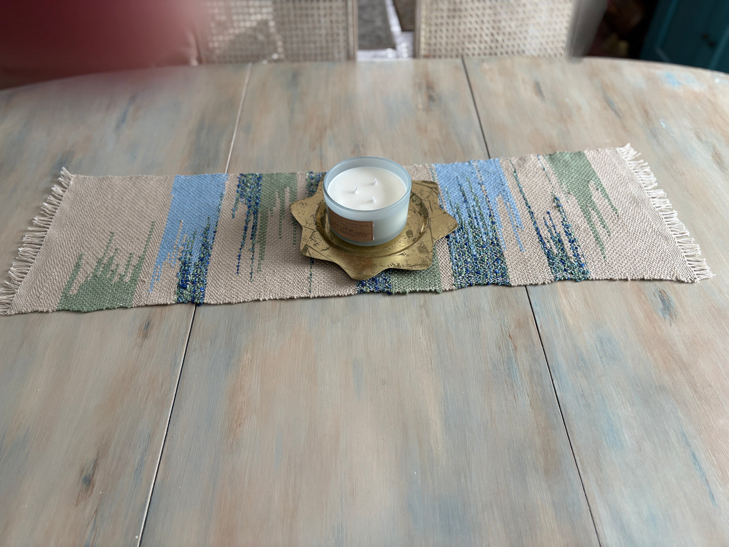 Handwoven Cotton Table Runner