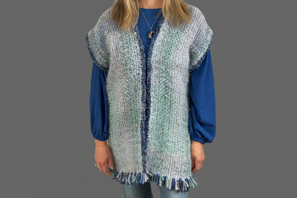 Handwoven Mid Length Vest