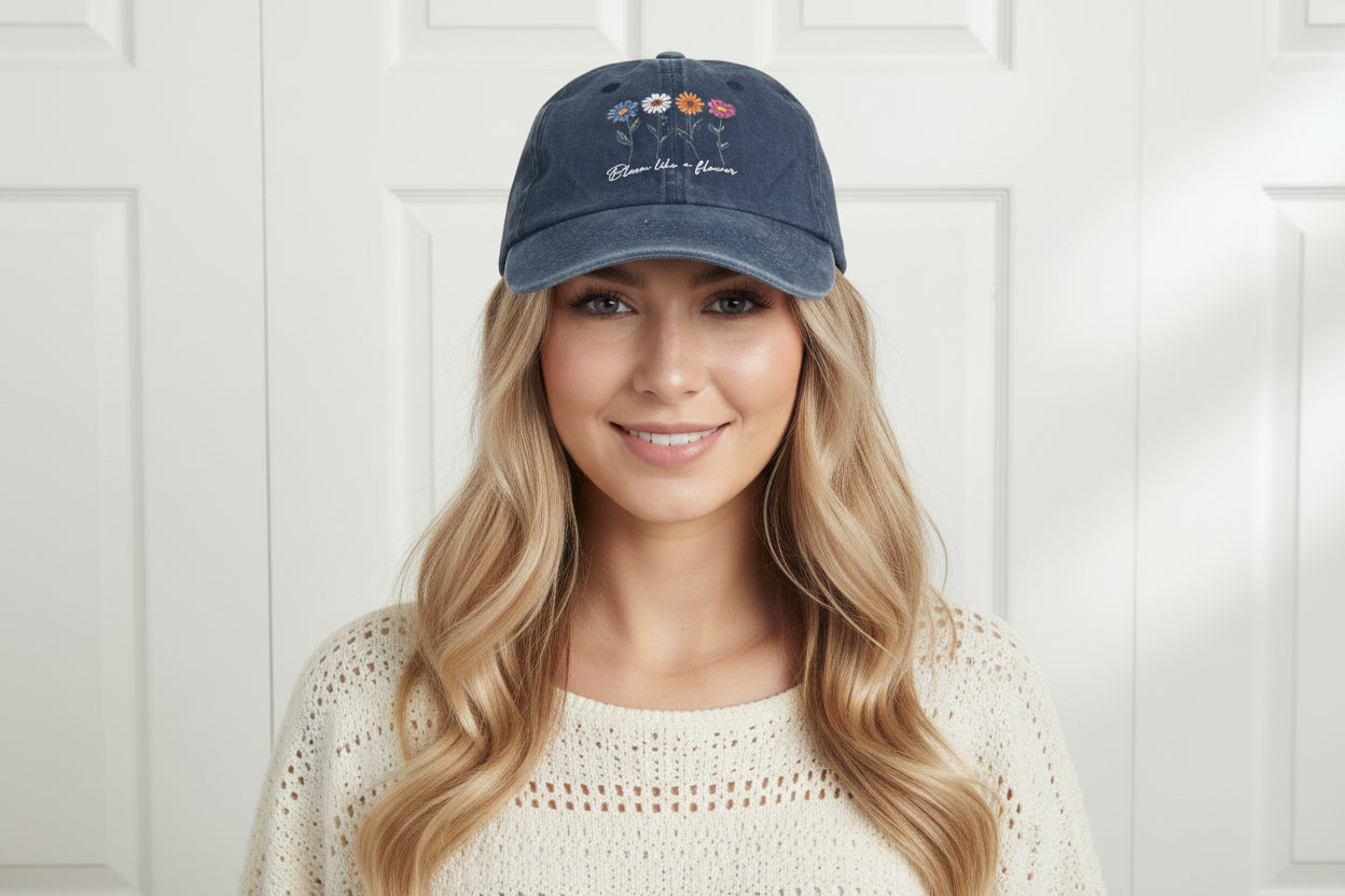 Baseball style Cap "Bloom like a flower"