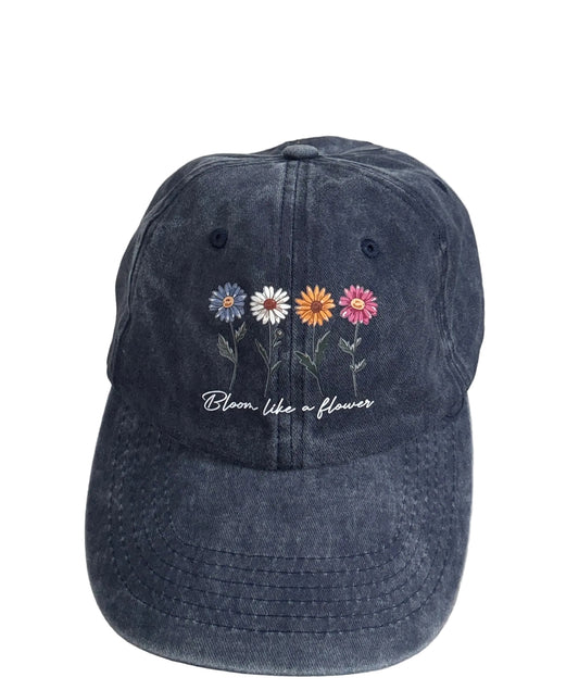 Baseball style Cap "Bloom like a flower"