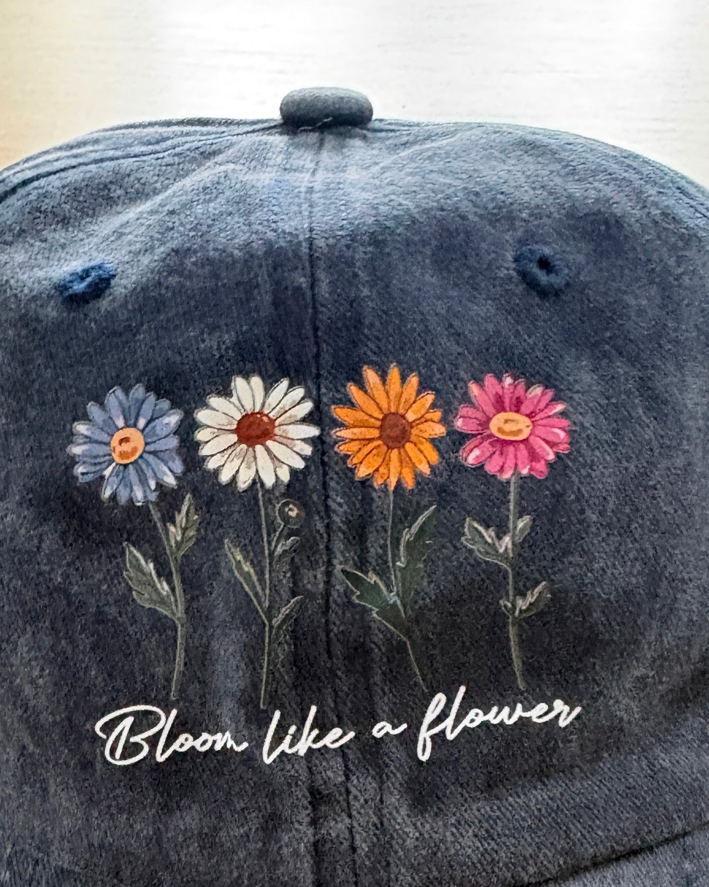 Baseball style Cap "Bloom like a flower"