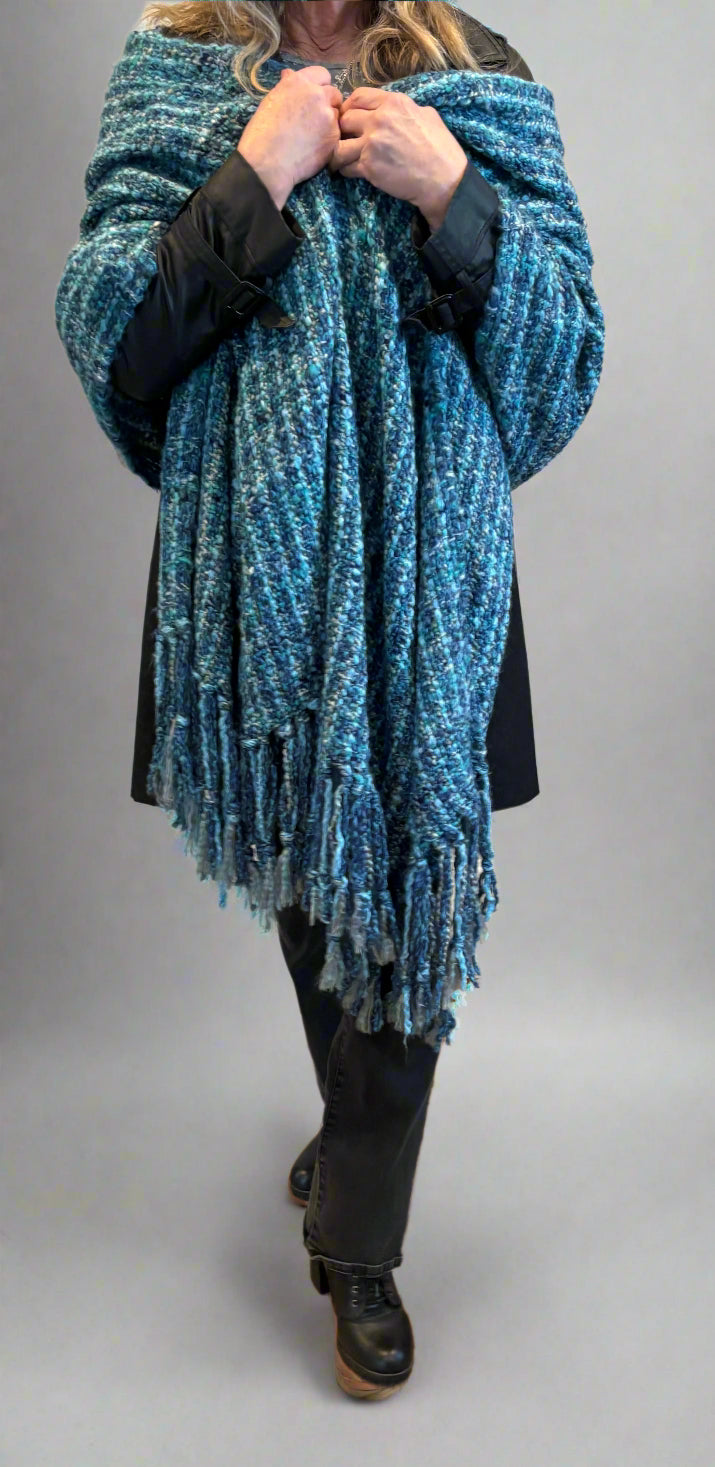 Beautiful lush handwoven Shawl