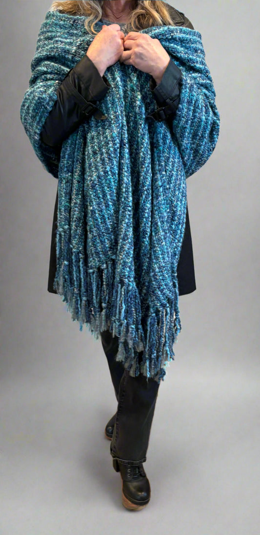 Beautiful lush handwoven Shawl