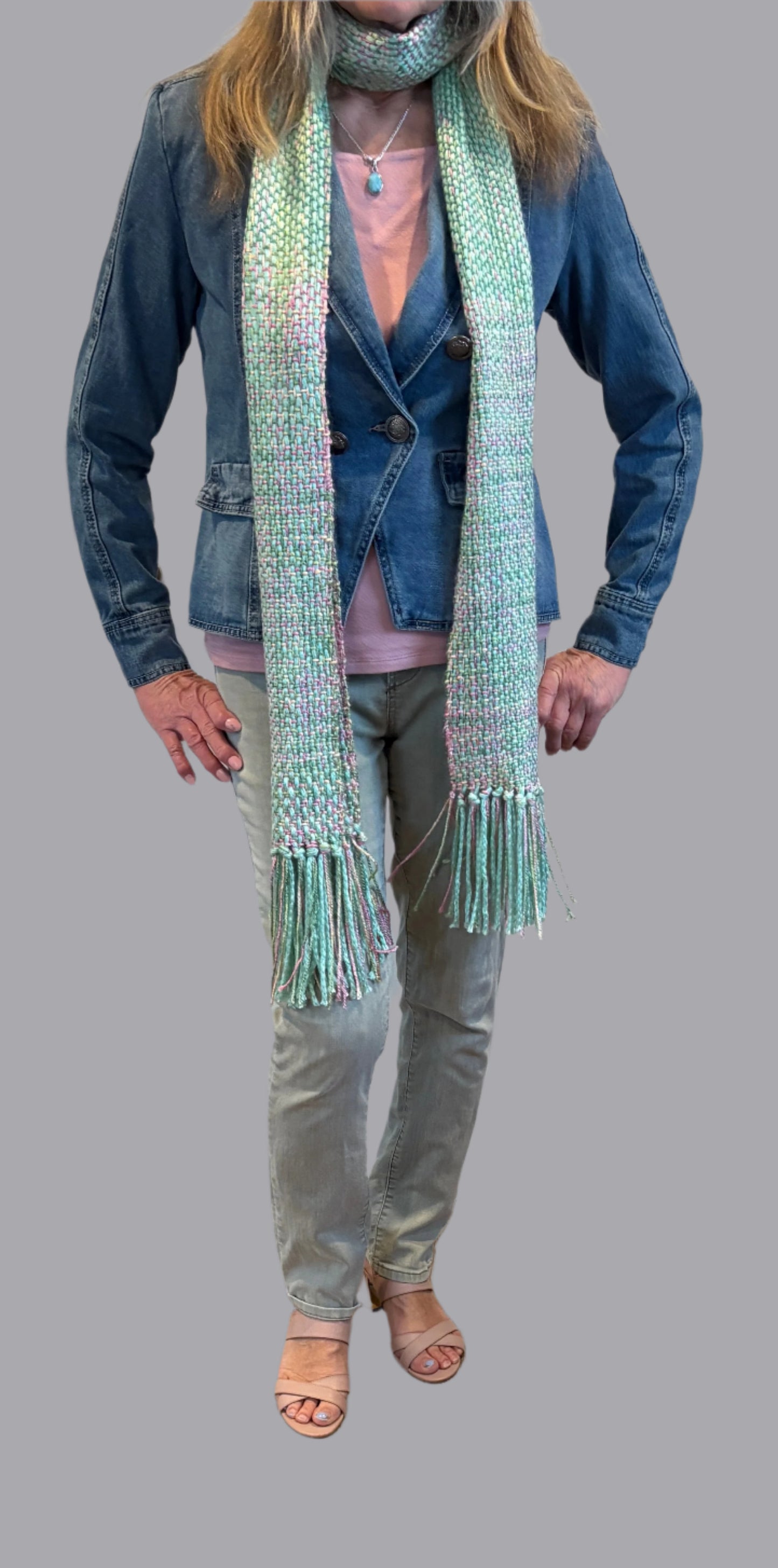 Spring shades skinny Scarf