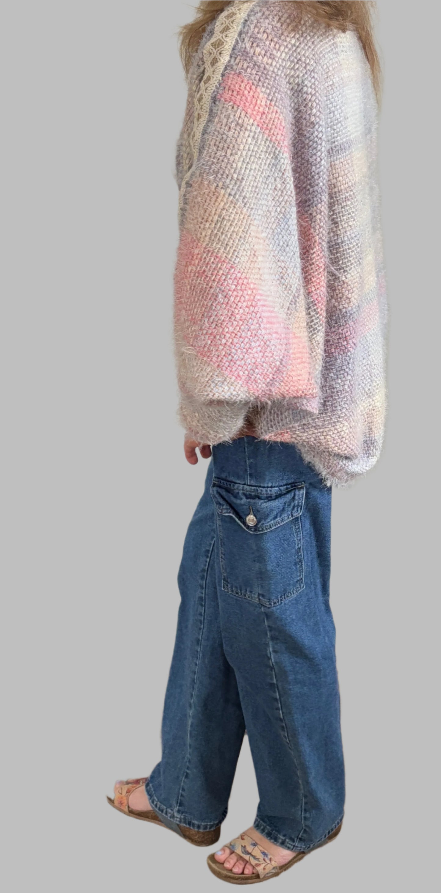 Handwoven One of a Kind Cocoon Shawl