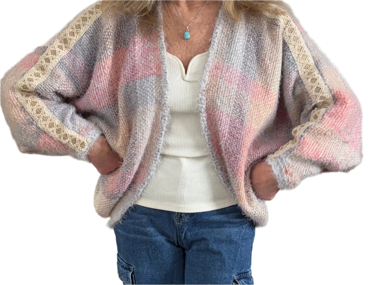 Handwoven One of a Kind Cocoon Shawl
