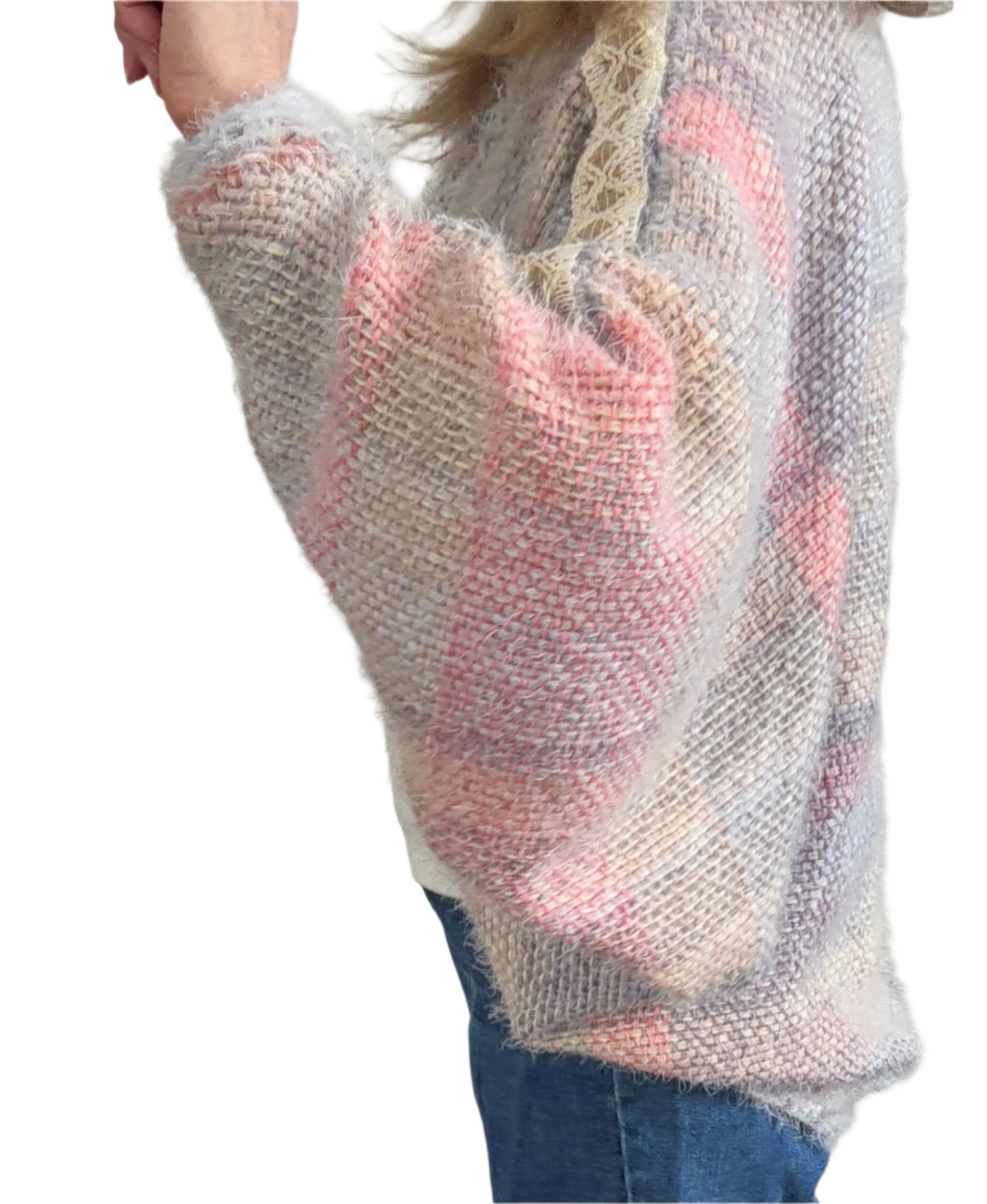 Handwoven One of a Kind Cocoon Shawl