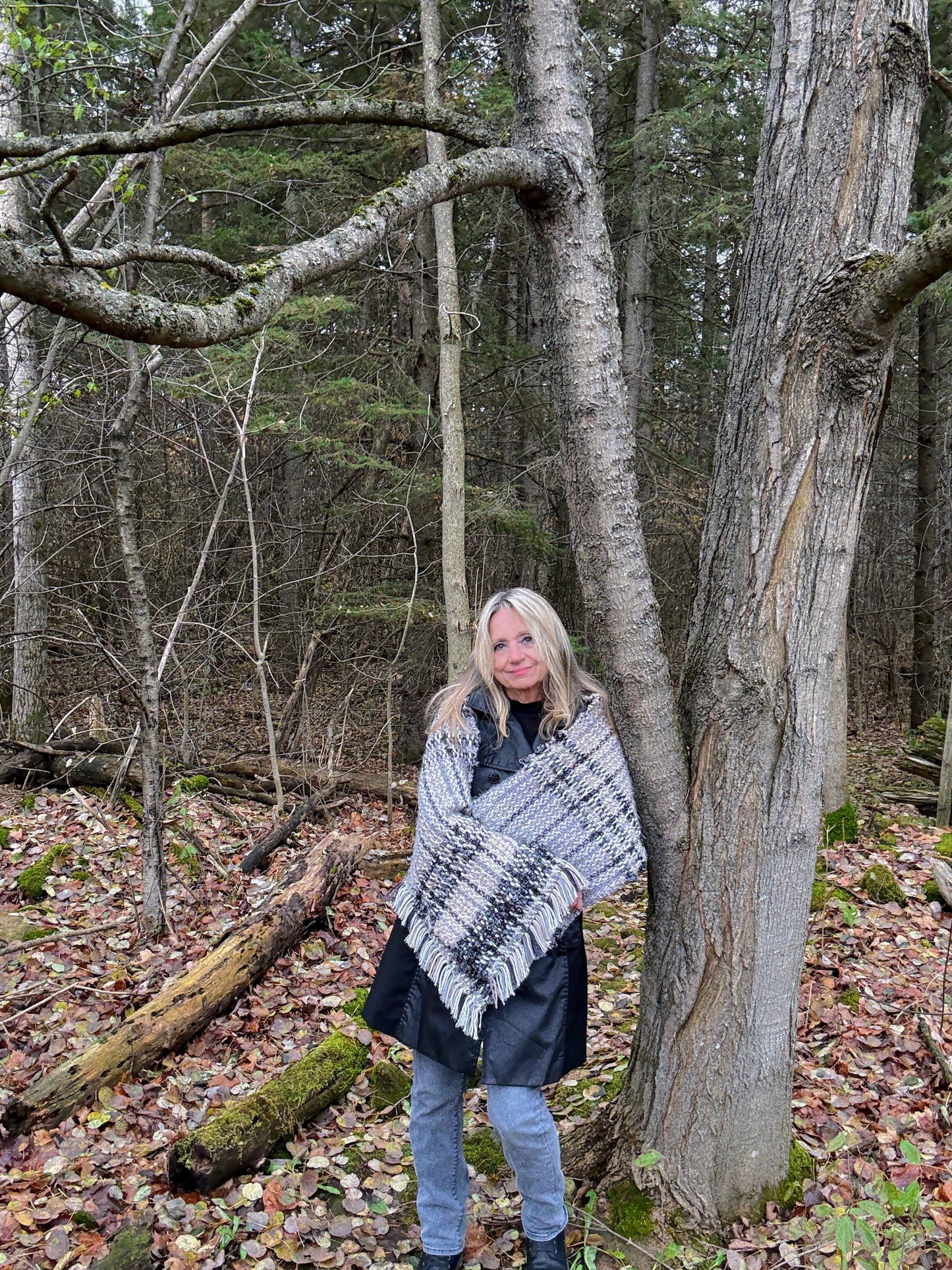 Scarf/Shawl handwoven and one of a kind