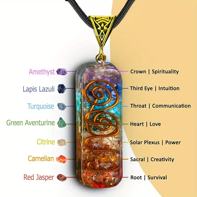 Handmade 7 Chakra Stone Necklace